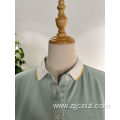 Men's Lapel Short Sleeve Premium Solid Polo